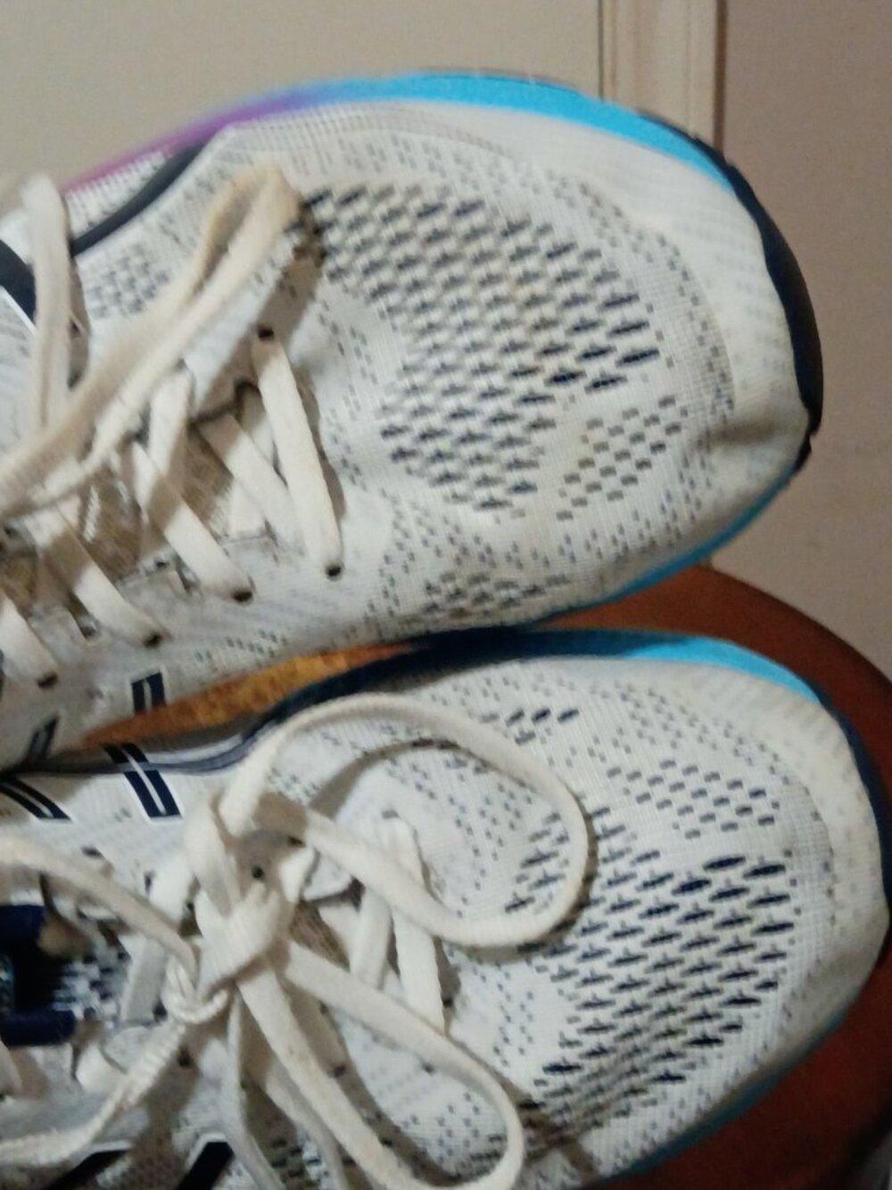 Asics Womens Gel Kayano 26 1012A457 White Running Shoes Sneakers Size 11 - Picture 14 of 14